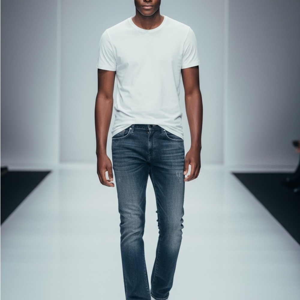 G by Guess Mens Sz 30 Whiskering Details Straight Leg Jeans Button Fly EUC